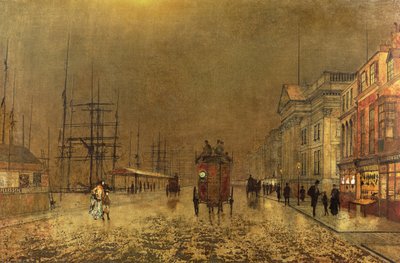 Eine Liverpool Street von John Atkinson Grimshaw